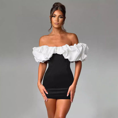 Women's Chic Off The Shoulder Mini Dress