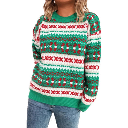 Cozy Holiday Crew Neck Sweater