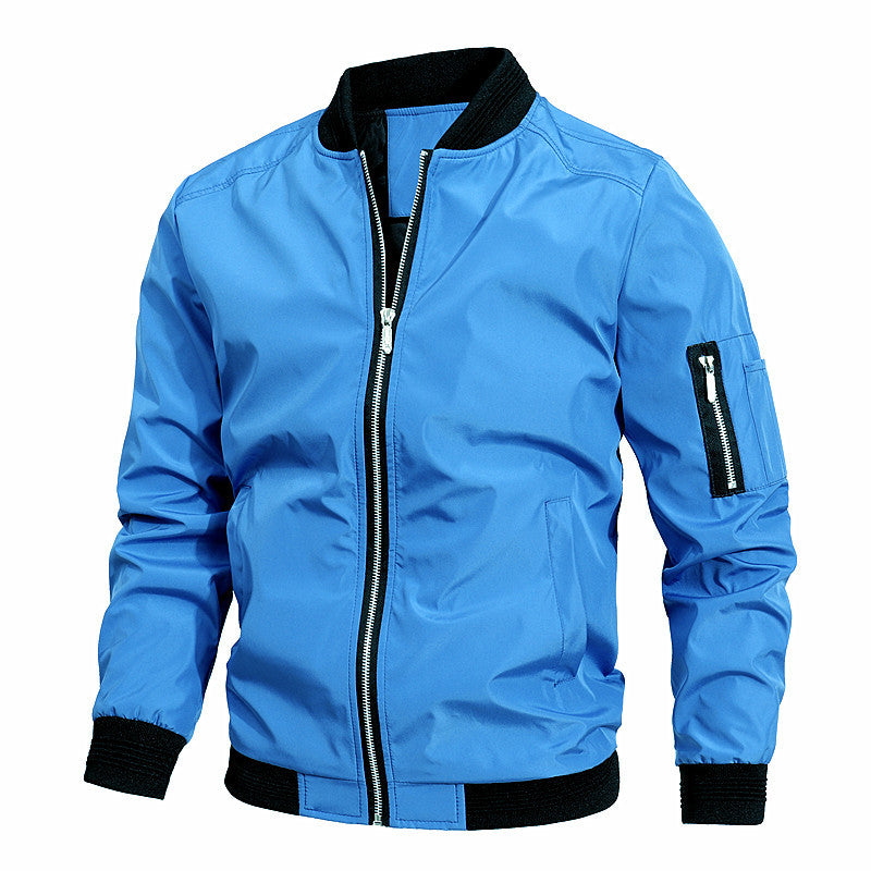 Classic Mens Bomber Jacket Comfort Fit