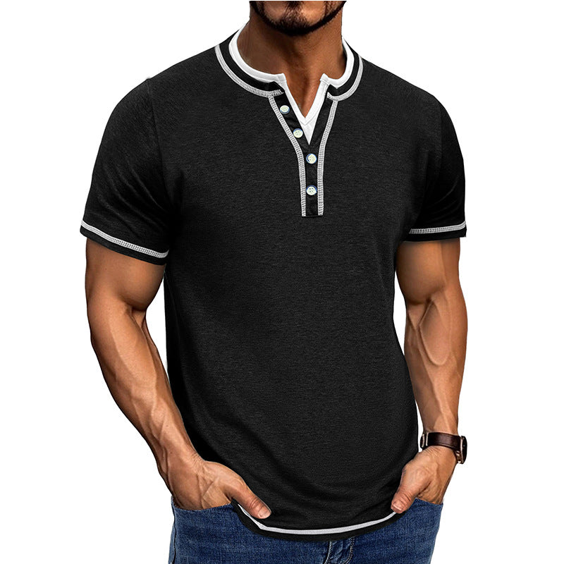 Classic Men's Short Sleeve Casual Tee - Nocini