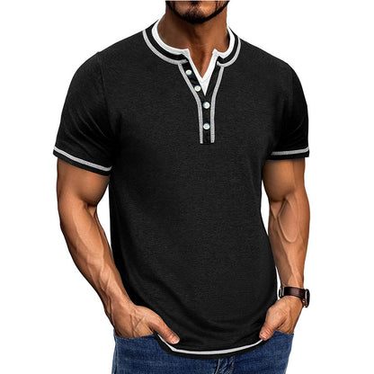 Classic Men's Short Sleeve Casual Tee - Nocini
