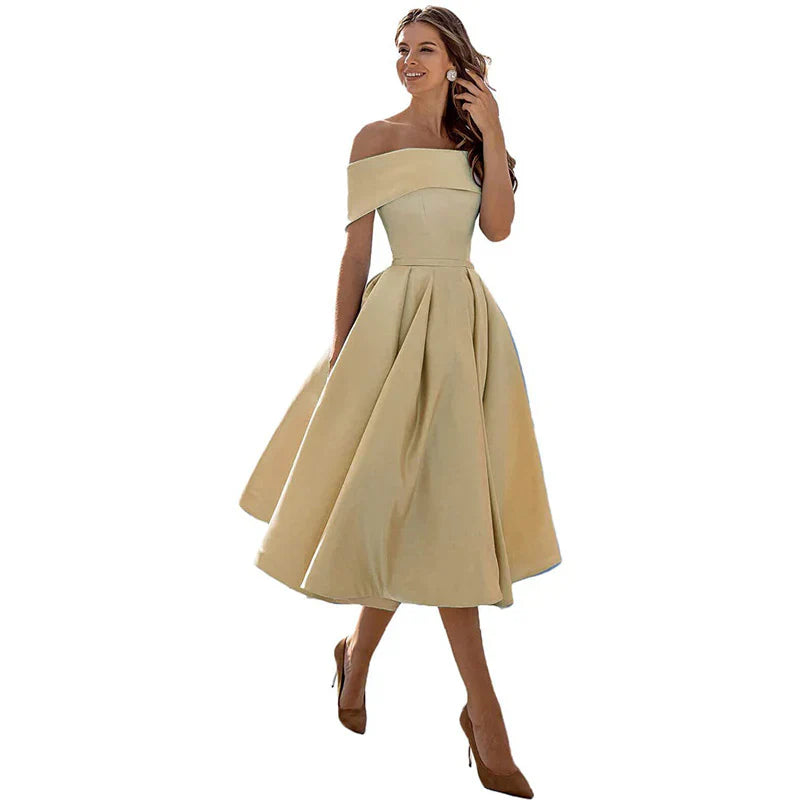 Ladies' Casual Off Shoulder Dress