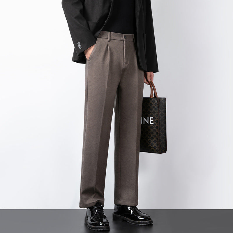 Slim Fit Formal Mens Wool Trousers