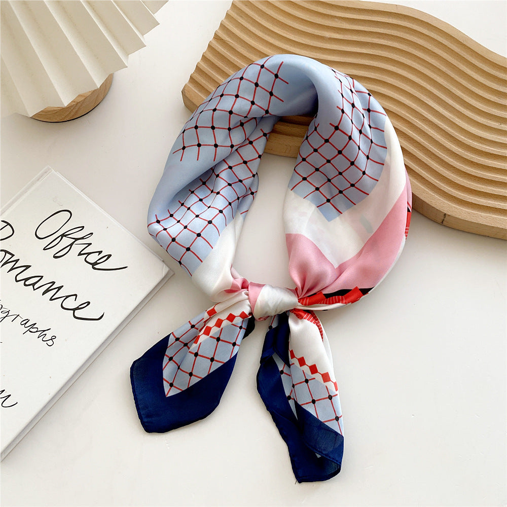 Luxurious Silk Patterned Scarf