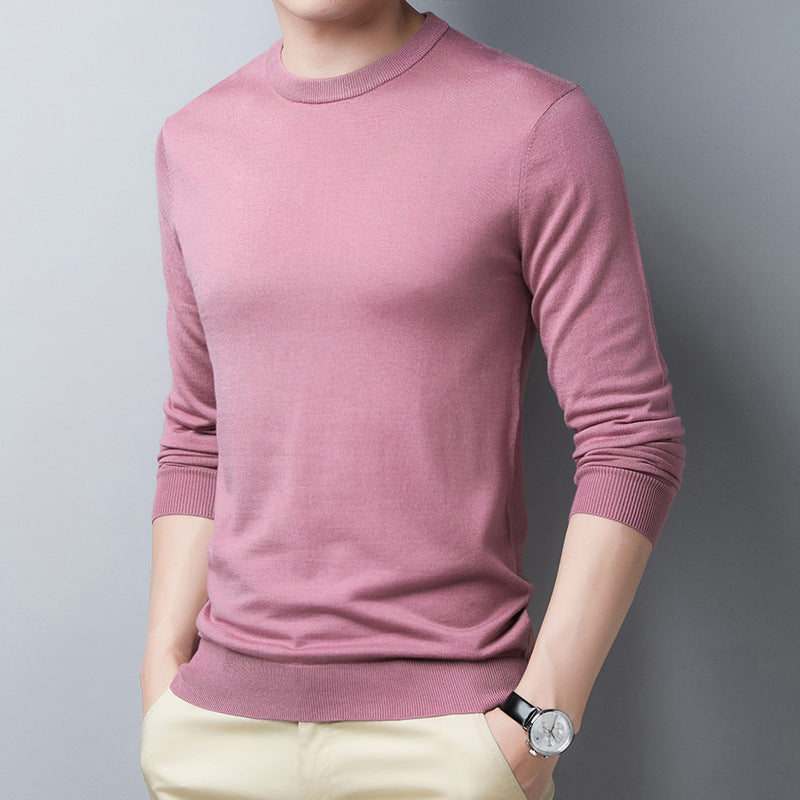 Men's Slim Fit Casual Tee - Soft Round Neck Top - Nocini