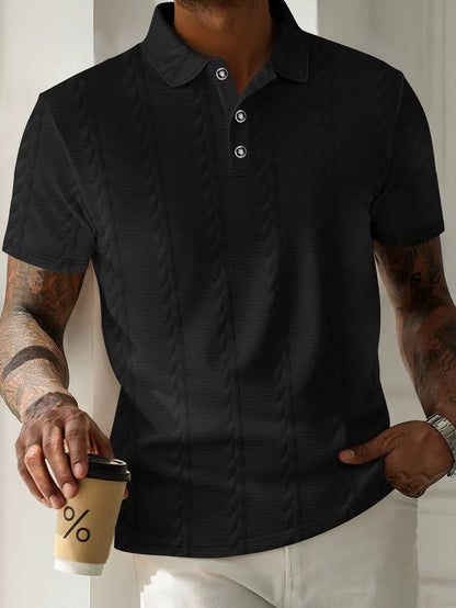 Simple Short Sleeve Polo Shirt for Men