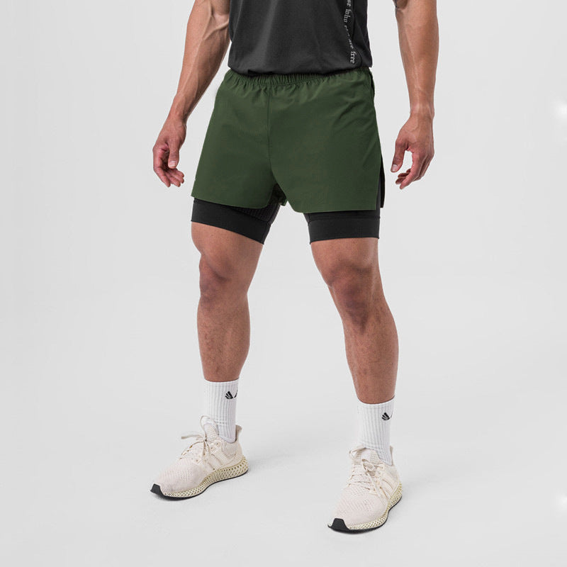 Men's Sports Shorts - Slim Fit - Moisture Wicking Active Wear - Nocini