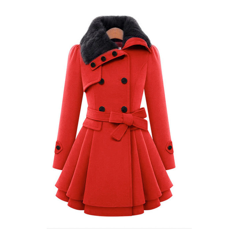 Classic Chic Long Trench Coat