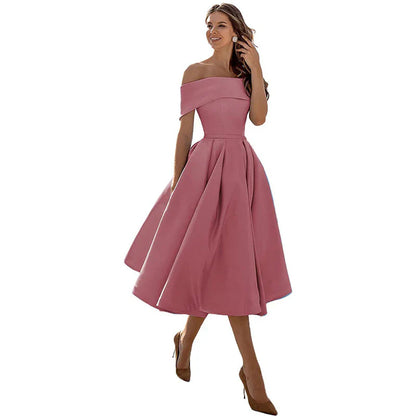 Ladies' Casual Off Shoulder Dress - Nocini