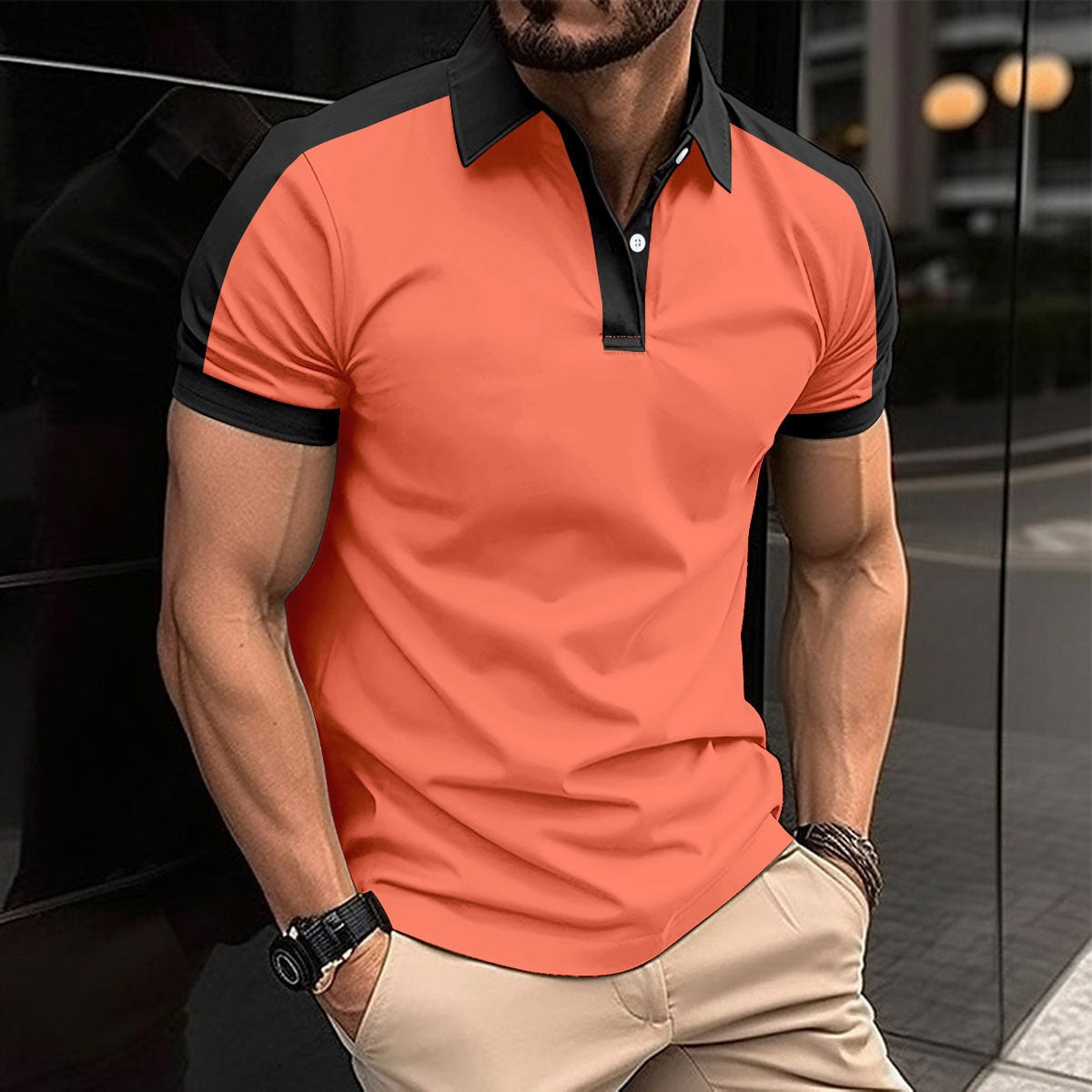 Slim Fit Men's Polo Shirt in Soft Cotton