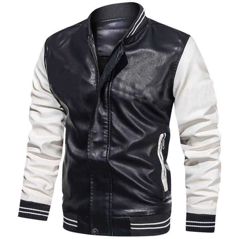 Men's Slim Fit Zip Jacket with Ribbed Hem - Nocini