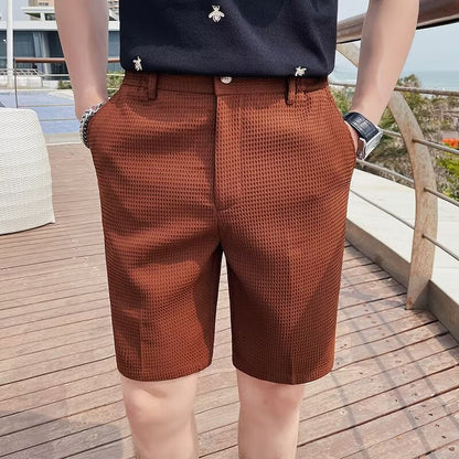 Slim Fit Men's Knee Length Casual Shorts