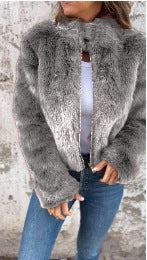 Cozy Faux Fur Parka Jacket for Women