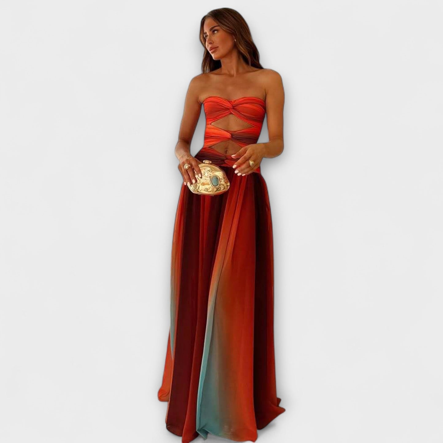 Elegant Sleeveless Long Evening Dress