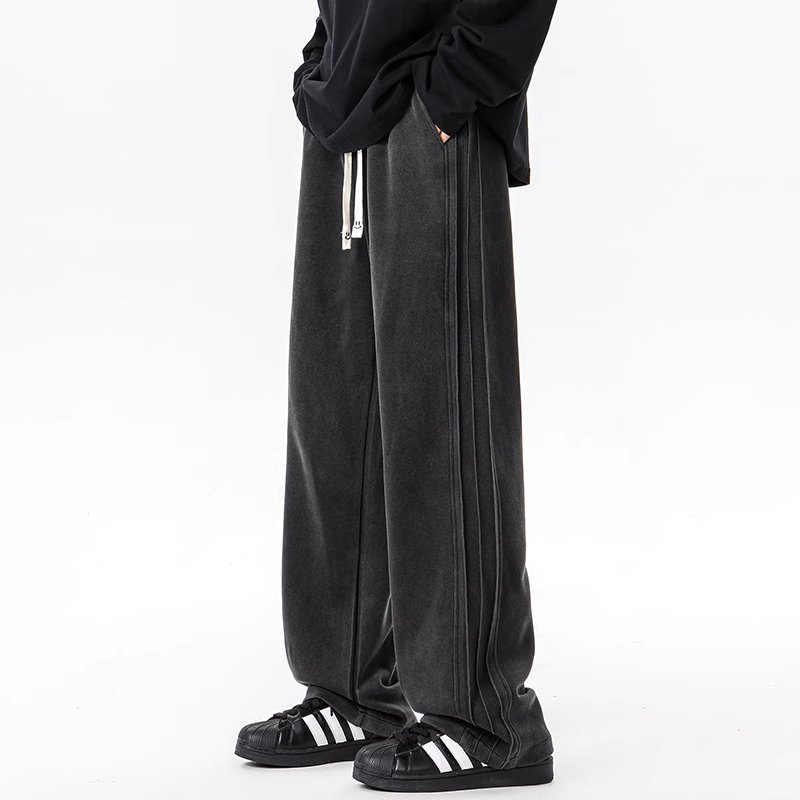 Classic Faded Cotton Joggers - Nocini