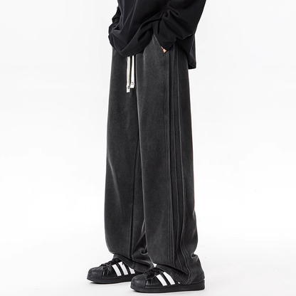 Classic Faded Cotton Joggers - Nocini