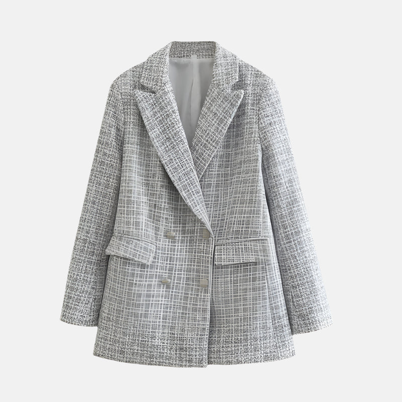 Classic Chic Ladies Tweed Jacket - Olytrend