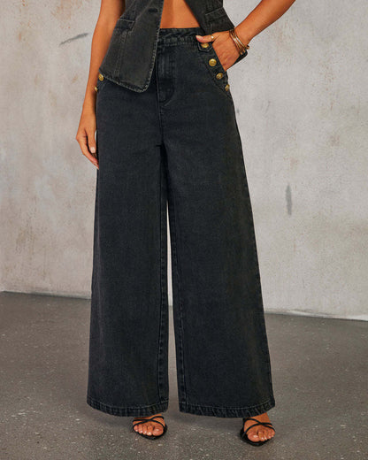 Classic Denim Waistcoat for Women