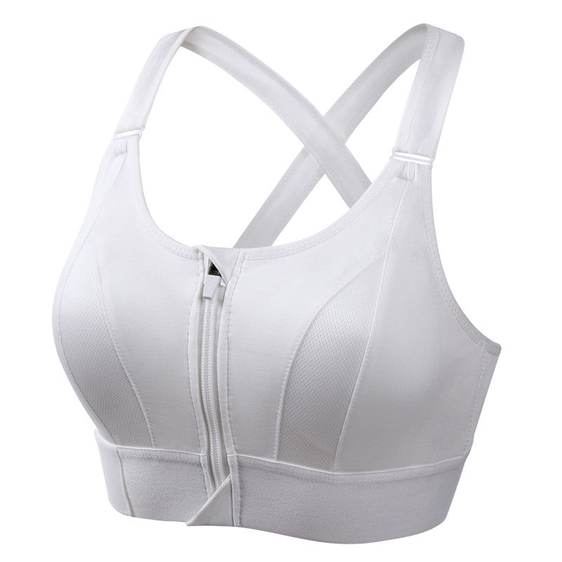 Soft & Supportive Front Zip Sports Bra