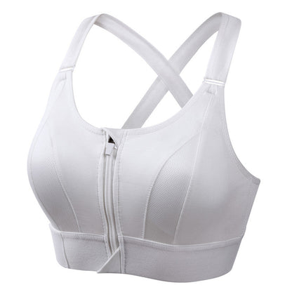 Soft & Supportive Front Zip Sports Bra