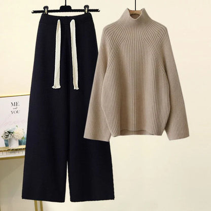 Cozy Oversized Sweater Two Piece Set
