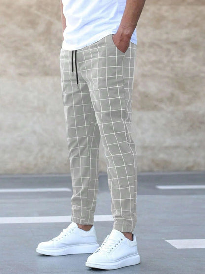 Comfortable Checkered Pants for Men