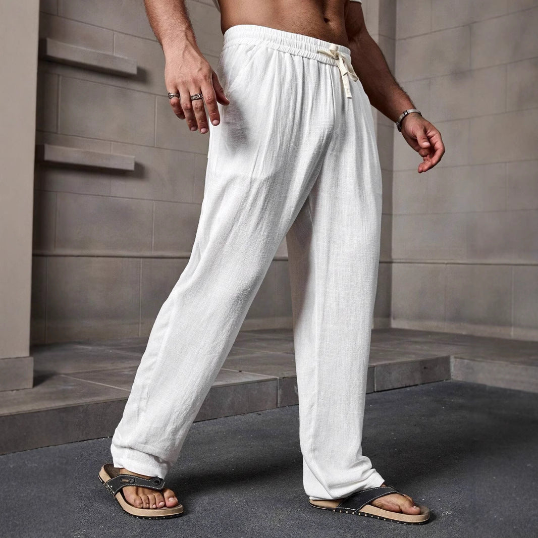 Comfortable Cotton Linen Men's Pants - Nocini