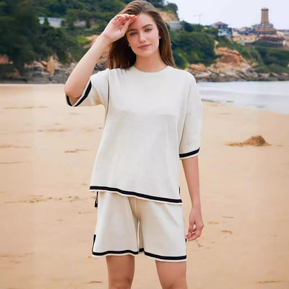 Cozy Women's Sweater Set Soft Knit Casual Wear - Nocini