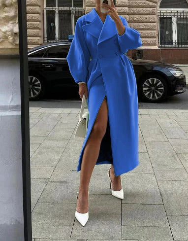 Classic Fit Women's Double Breasted Coat