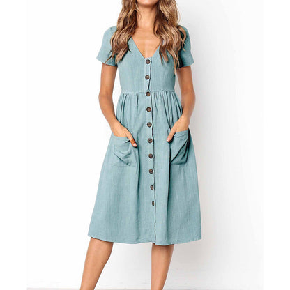 Casual Fit Midi Dress for Women