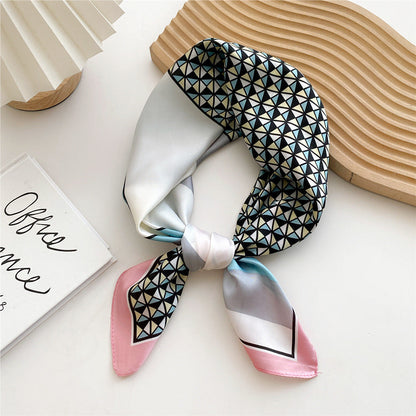 Luxurious Silk Patterned Scarf