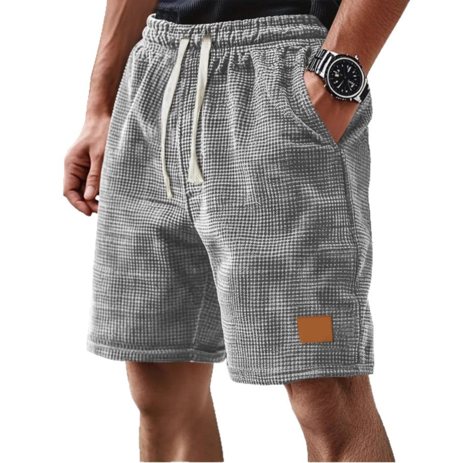 Comfortable Men's Shorts Loose Fit Elastic Waist