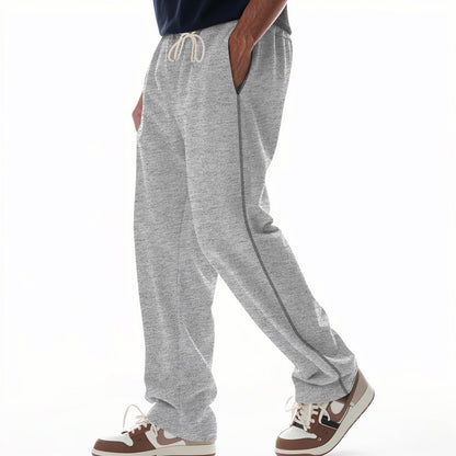 Comfortable Cotton Pants with Elastic Waist and Pockets