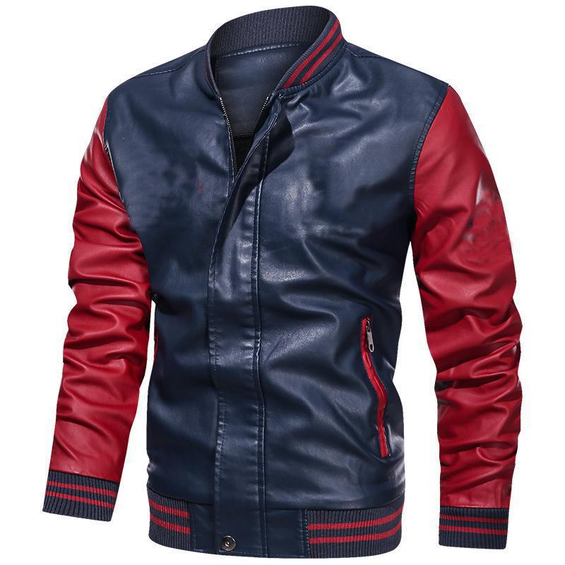 Men's Slim Fit Zip Jacket with Ribbed Hem