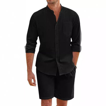 Casual Summer Shirt and Shorts Set