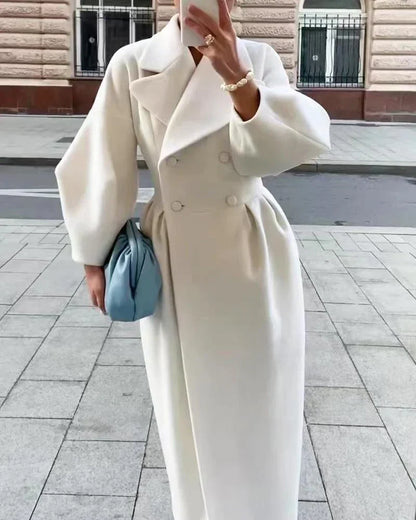 Classic Fit Women's Double Breasted Coat