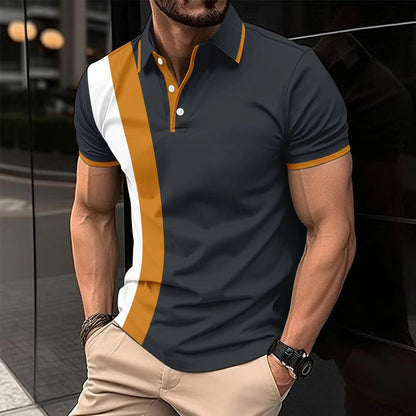 Slim Fit Mens Cotton Polo Short Sleeve Shirt