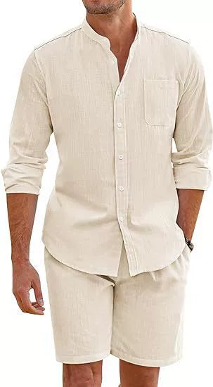 Casual Summer Shirt and Shorts Set