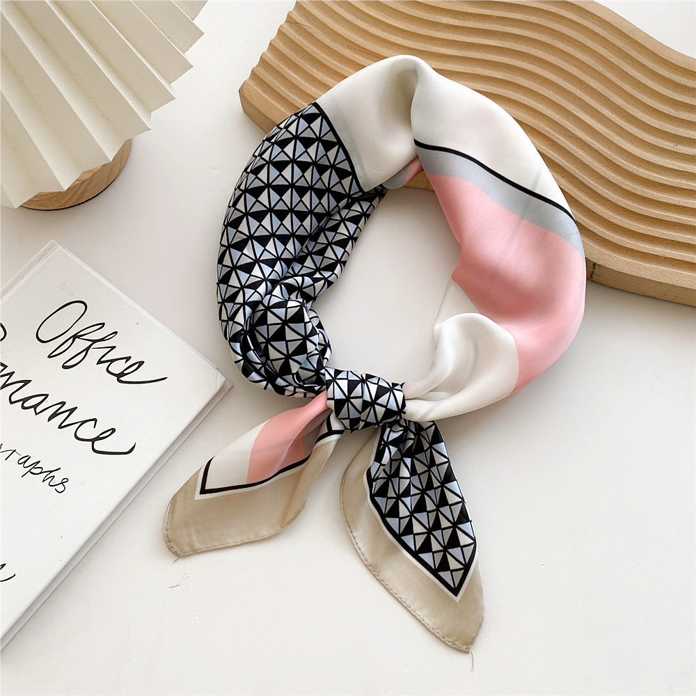 Luxurious Silk Patterned Scarf