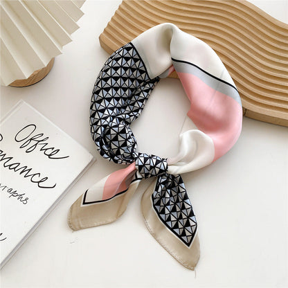 Luxurious Silk Patterned Scarf