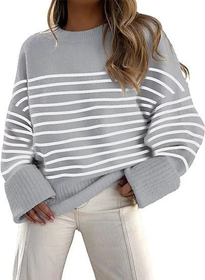 Cozy Oversized Crew Neck Sweater