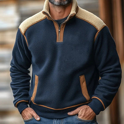 Soft Quarter Zip Fleece Pullover Jacket