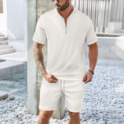 Casual Fitness Top and Pants Set for Men