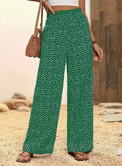Comfy Women's Wide Leg Elastic Waist Pants
