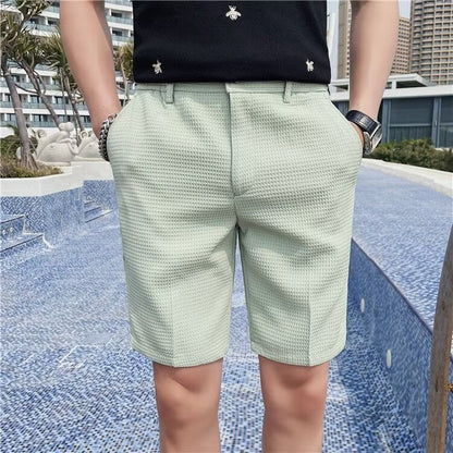 Slim Fit Men's Knee Length Casual Shorts