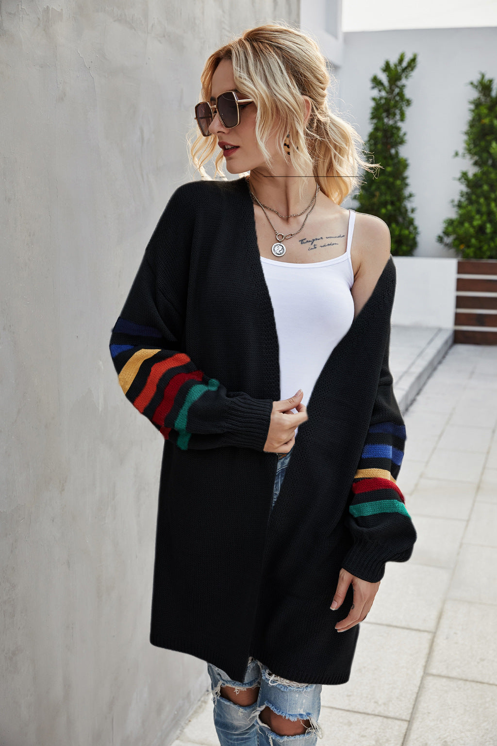 Cozy Open Front Long Cardigan Sweater