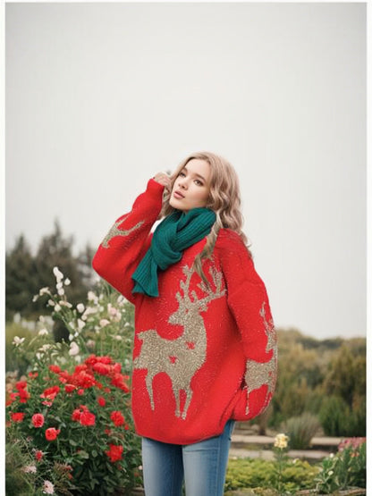 Comfy Holiday Crew Neck Sweater