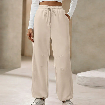 Comfy High Waisted Women's Full Length Pants