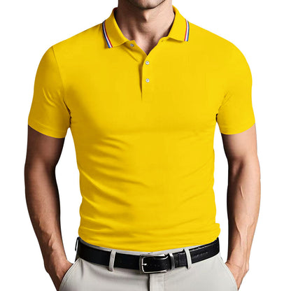 Men's Slim Fit Breathable Polo Shirt