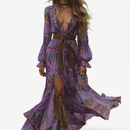 Elegant Flowy Women's Dress